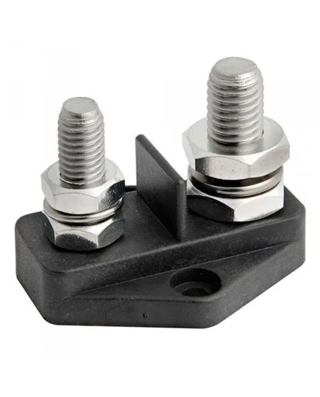 Seulement Aujourd'hui Bornier double - base 50 x 41 mm - Ø 8 / 10 mm