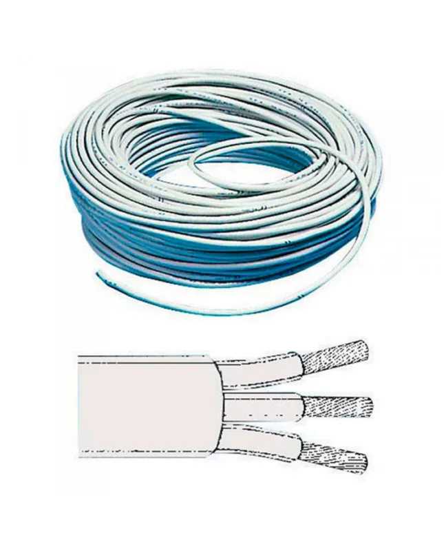 Câble électrique tripolaire - 3 x 1.5 mm² - Bobine de 50 M Prix Choc