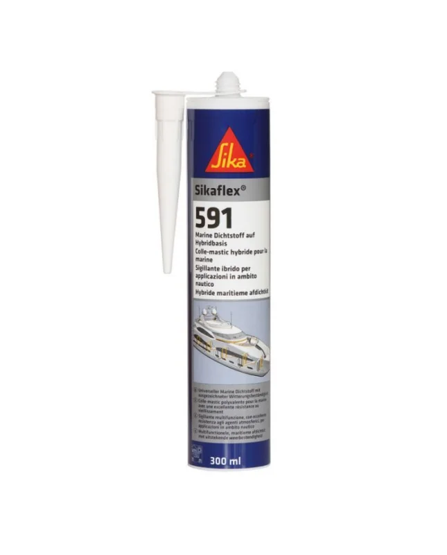 Sikaflex 591 - Blanc - cartouche 300 ml Satisfait Ou Remboursé