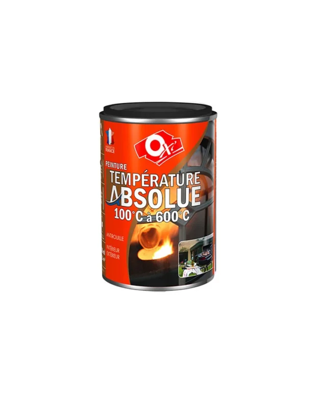 Peinture haute température - Noir satin - 125 ML Solde