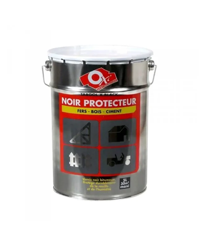 Réduction Vernis noir bitumineux TARGOL - 2 L