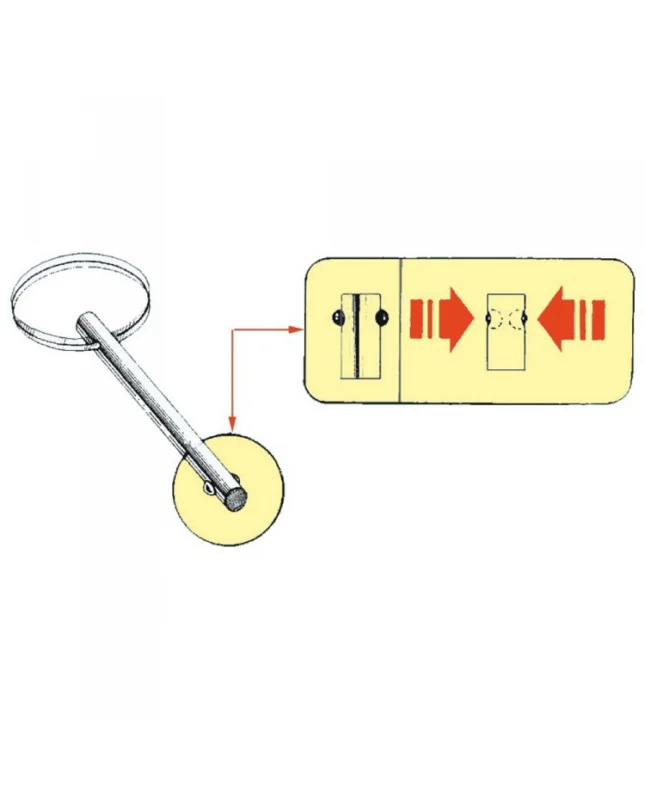 Achat Immédiat Goupille à blocage inox 6x25 mm - Lot de 10