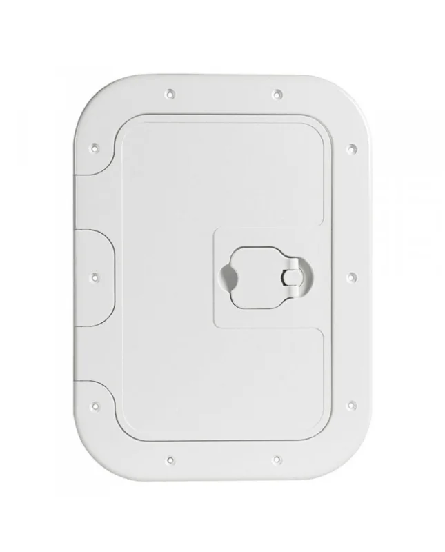 Certifié Porte d‘équipet Luran - ouverture 160° - 280 x 380 mm - blanc