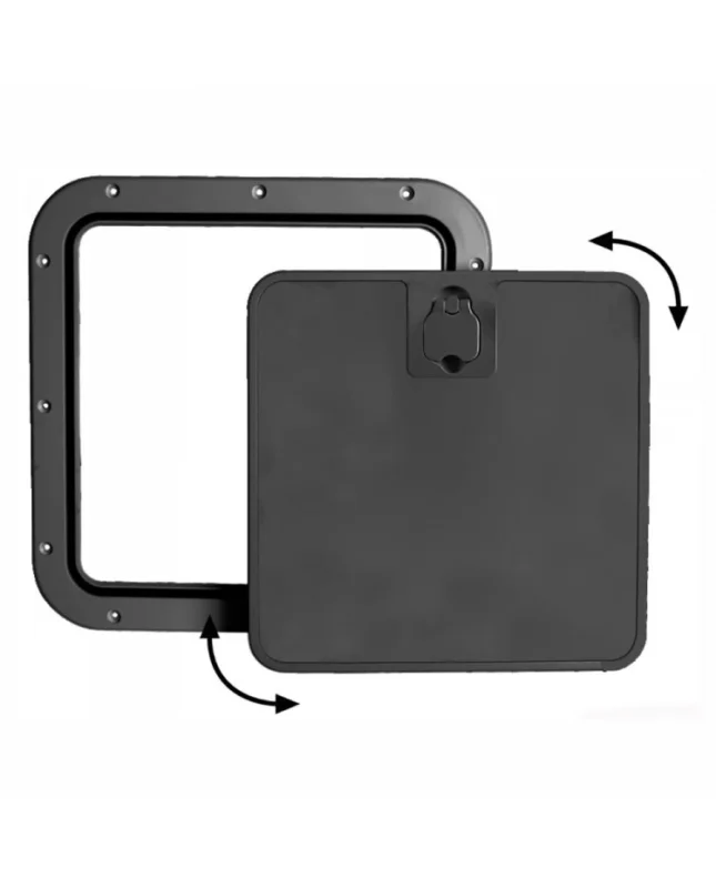 Réduction Trappe d?inspection avec façade noir amovible