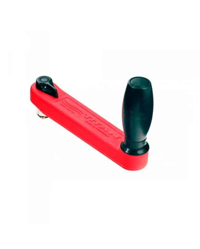 Manivelle de winch Titan - 250 mm - rouge à verrouillage Expédié Aujourd'hui