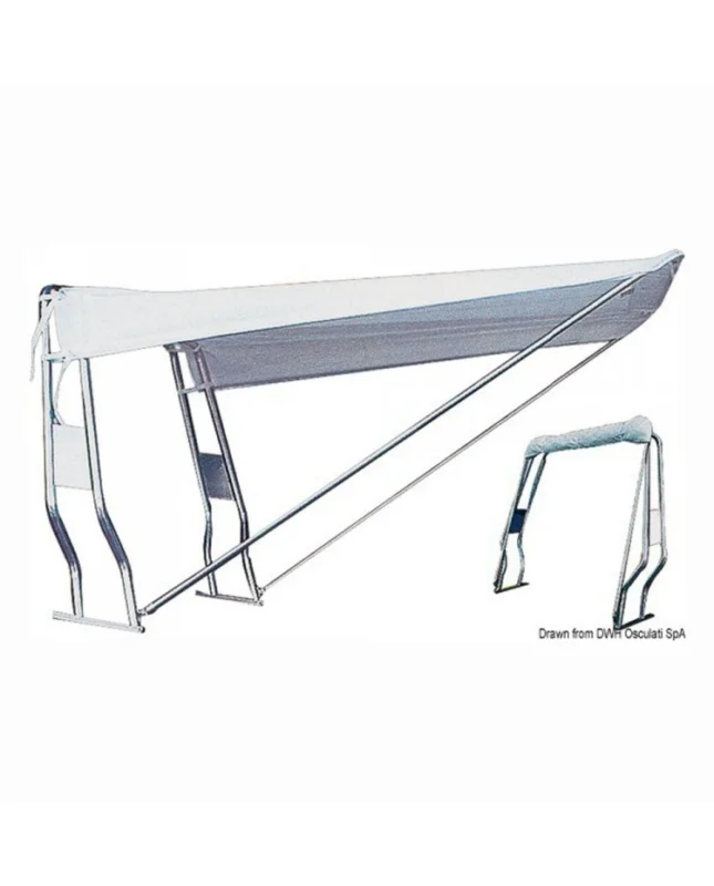 Super Prix Taud télescopique pour Roll bar - blanc - 145 x 205 cm