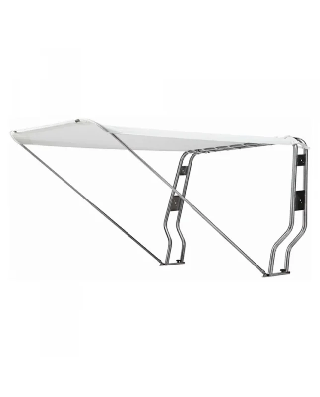 Taud télescopique pour Roll bar - blanc - 215 x 205 cm Affaire À Saisir