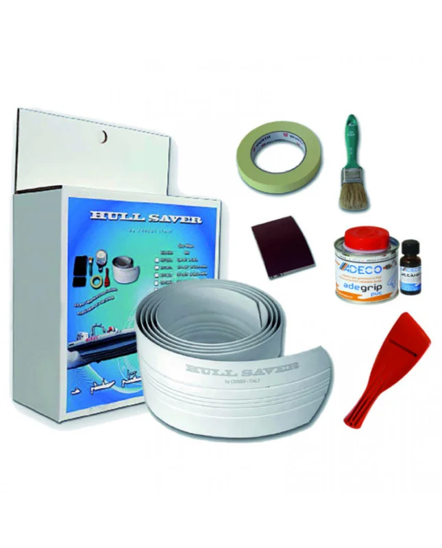 Meilleure Vente Protection de quille HULL SAVER - blanc - 120 cm