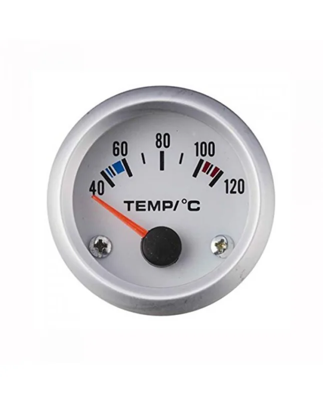Haute Qualité Afficheur température d‘eau avec sonde - Ecoline - Ø 52 mm - Fond blanc