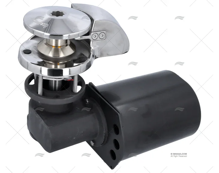 Guindeau électrique en inox, avec moteur horizontal sans poupée. Barbotin mixte chaine 10mm 12V 1500W Sans POUPEE Meilleur Choix