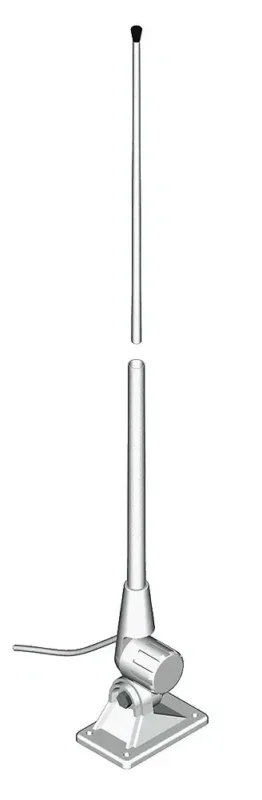 Antenne VHF Banten avec base d‘antenne 1,5 m 156-163 mhz Dernière Chance