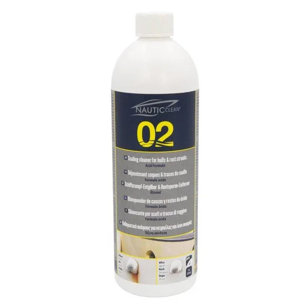 Produit De Marque Nautic Clean 02 déjaunissant coque 1 L