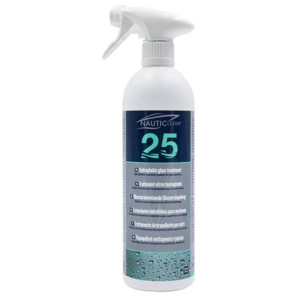 Meilleure Vente Nautic Clean 25 traitement hydrophobe pour vitrage 750ML