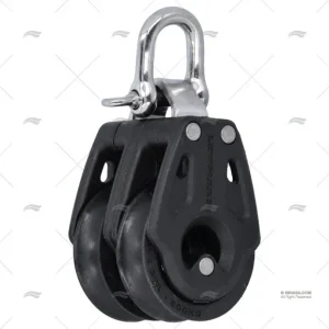 Satisfait Ou Remboursé POULIE CONTROL T/3 DOUBLE NOIRE LEWMAR