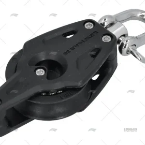 Retour Gratuit POULIE 30mm AVEC RANGOT NOIRE LEWMAR