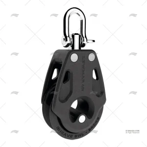 Commander Vite POULIE CONTROL SIMPLE DE 30mm NOIRE LEWMAR